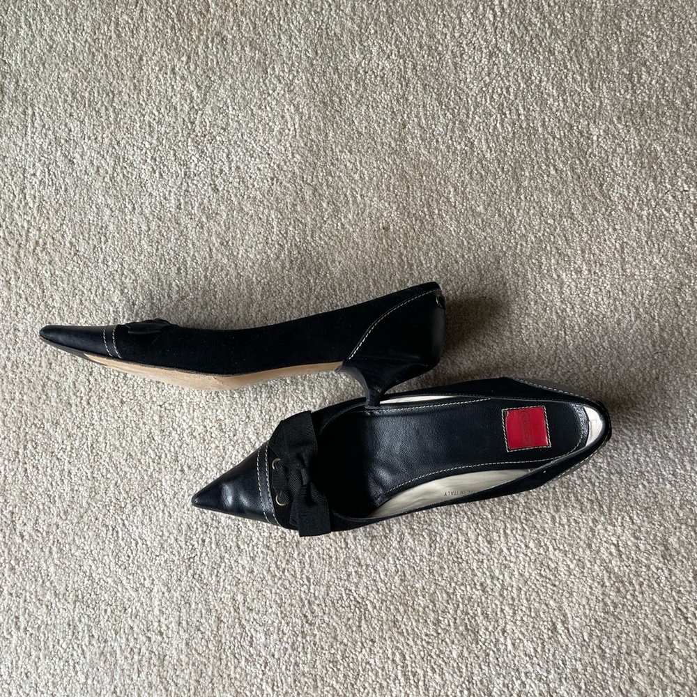 Coach kitten heals with bow detail